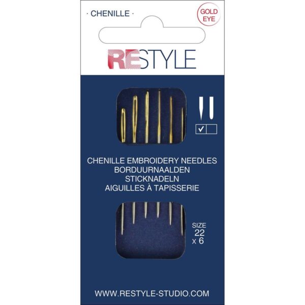 Restyle borduurnaald 22 (6st)