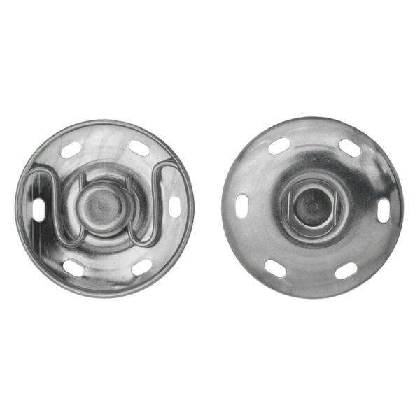 Aannaaidrukknopen 9mm zilver
