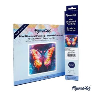 Diamondpainting vlinder 25x25