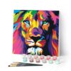 Minischilderen Leeuw 20x20