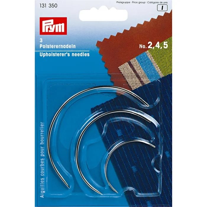 Prym Gebogen stoffeerdersnaald